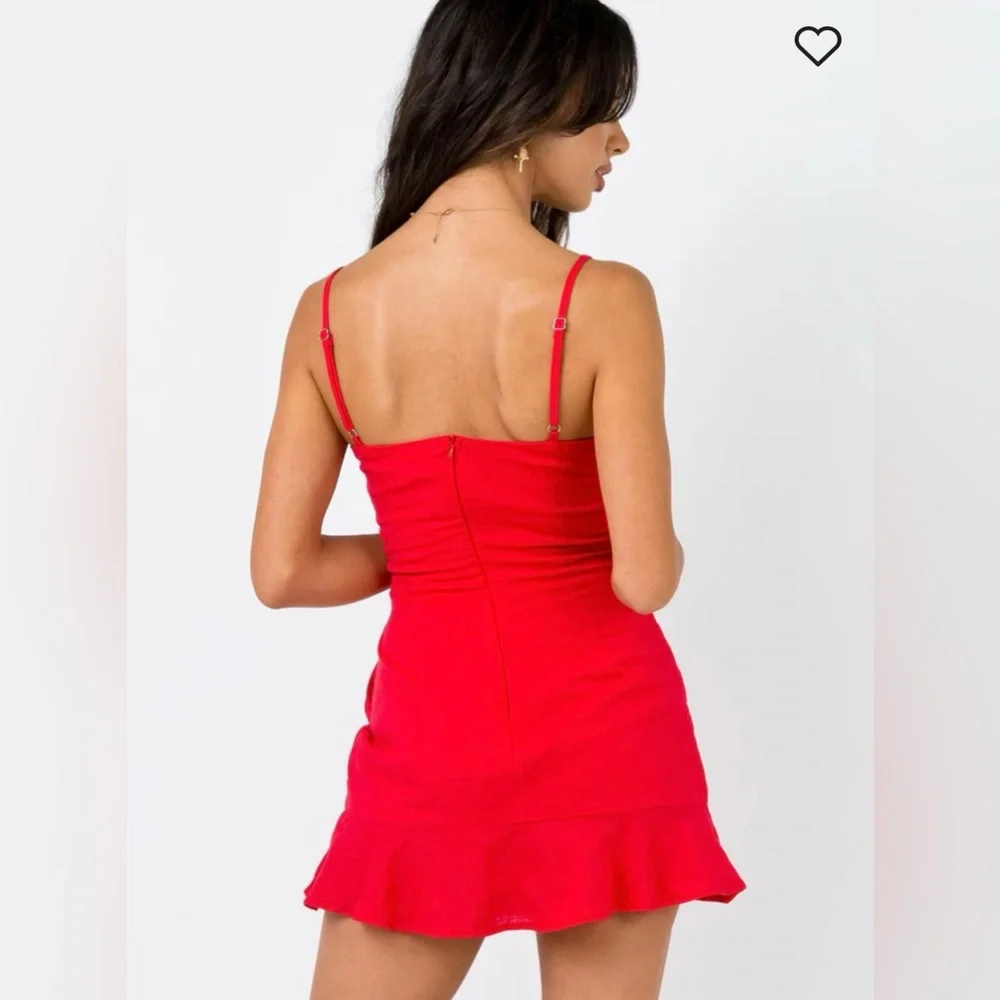 Princess Polly Love Lane Red Mini Dress - Picture 4 of 10